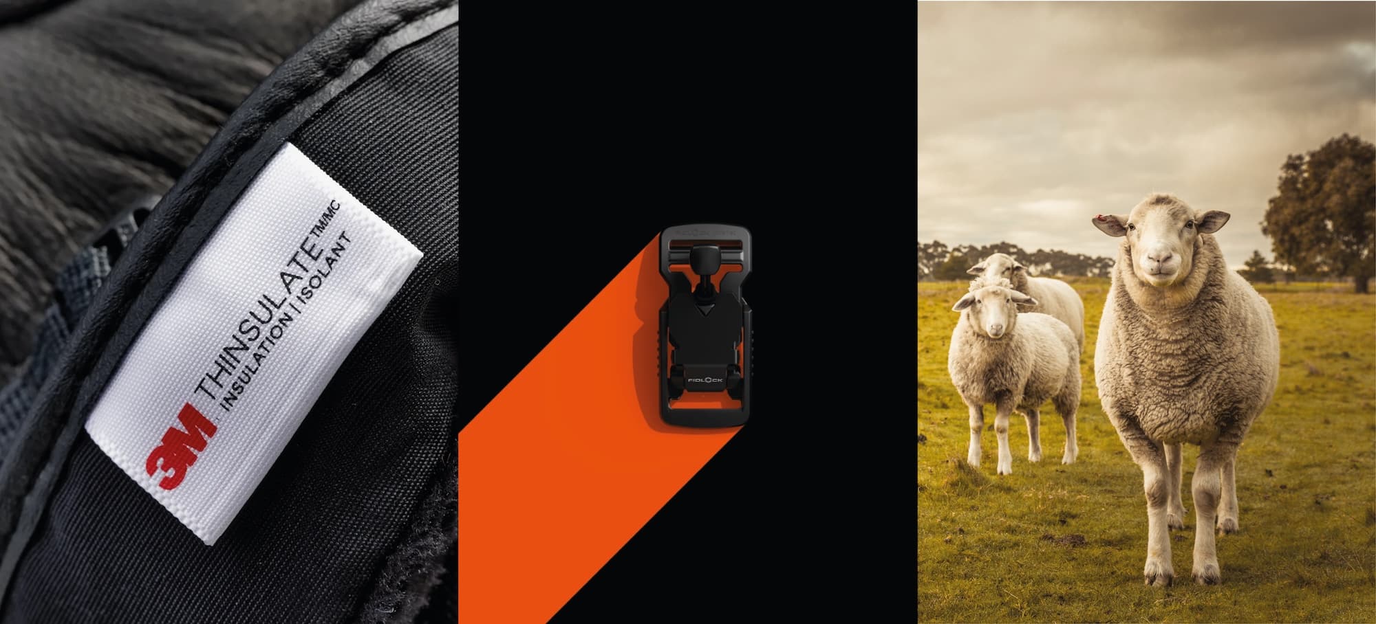 3M Thinsulate, FIDLOCK magnetic fastening and HD Wool - Rudholm Group apparel technology partners