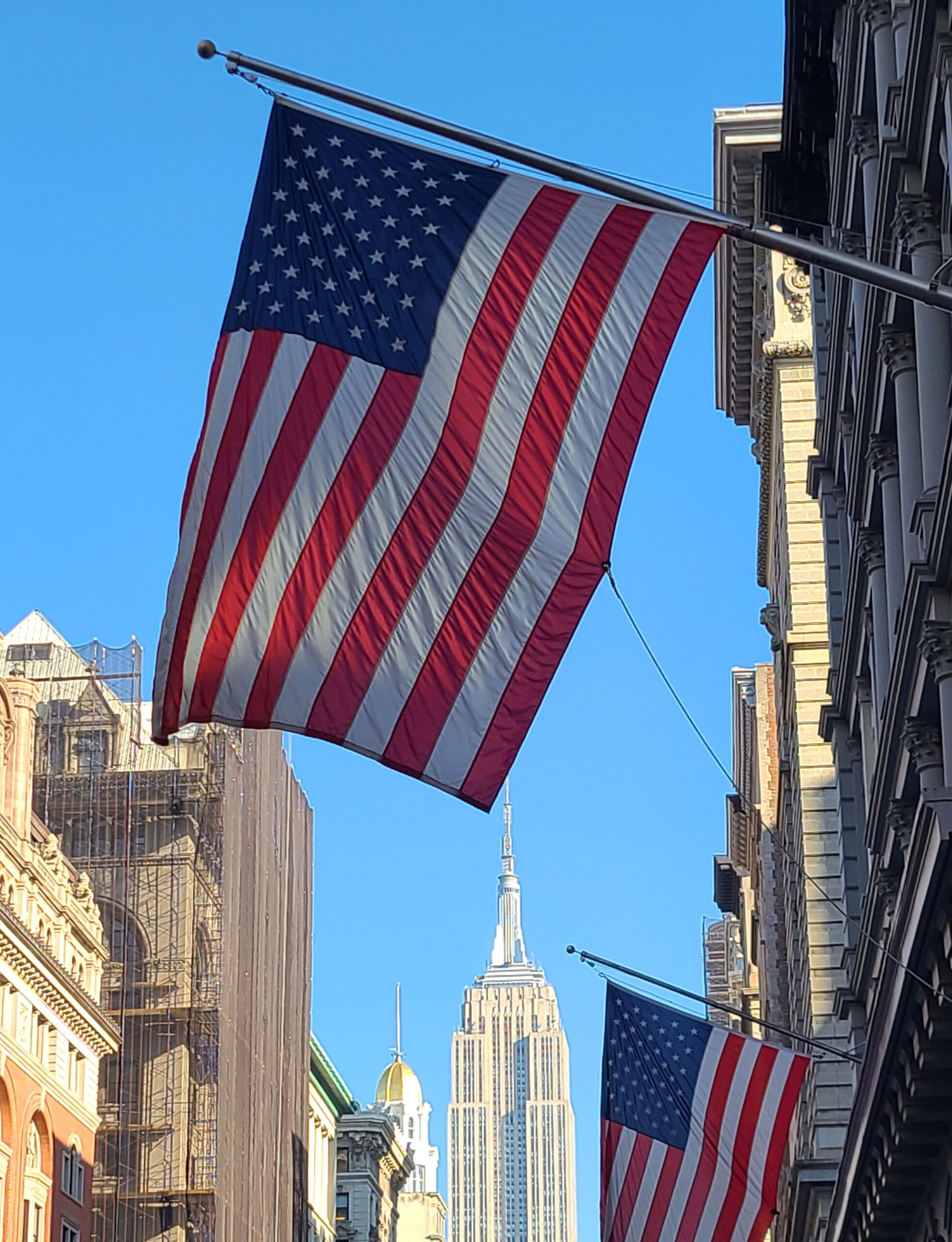 American flag representing Made in USA manufacturing