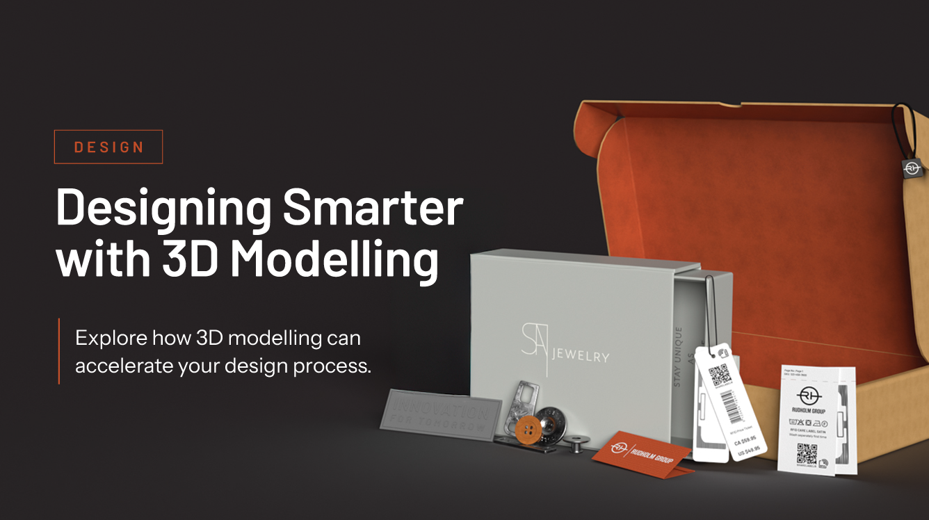 3D Modelling for packaging, labelling and textile accessories.