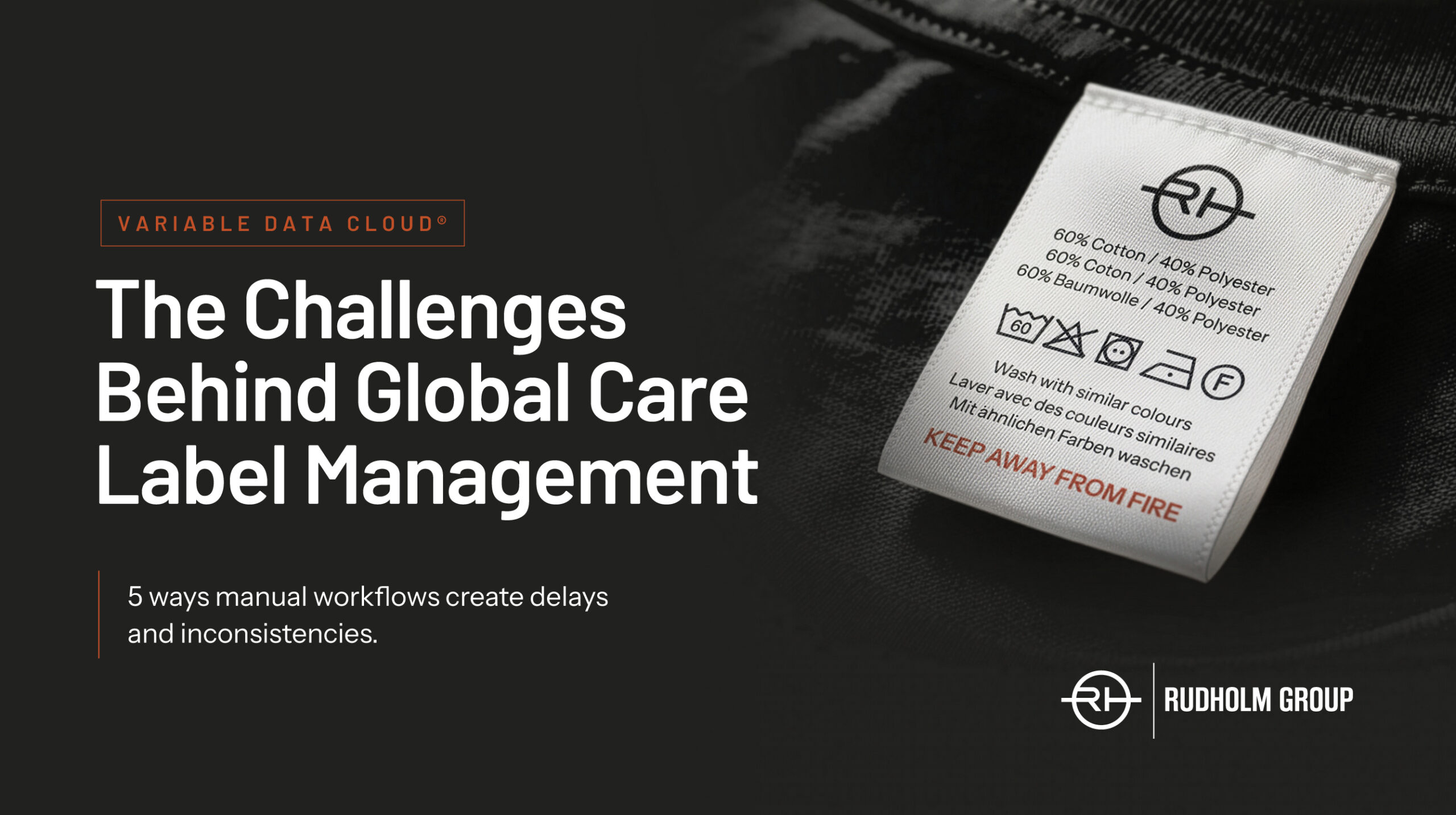 Variable Data Cloud for Care Labels