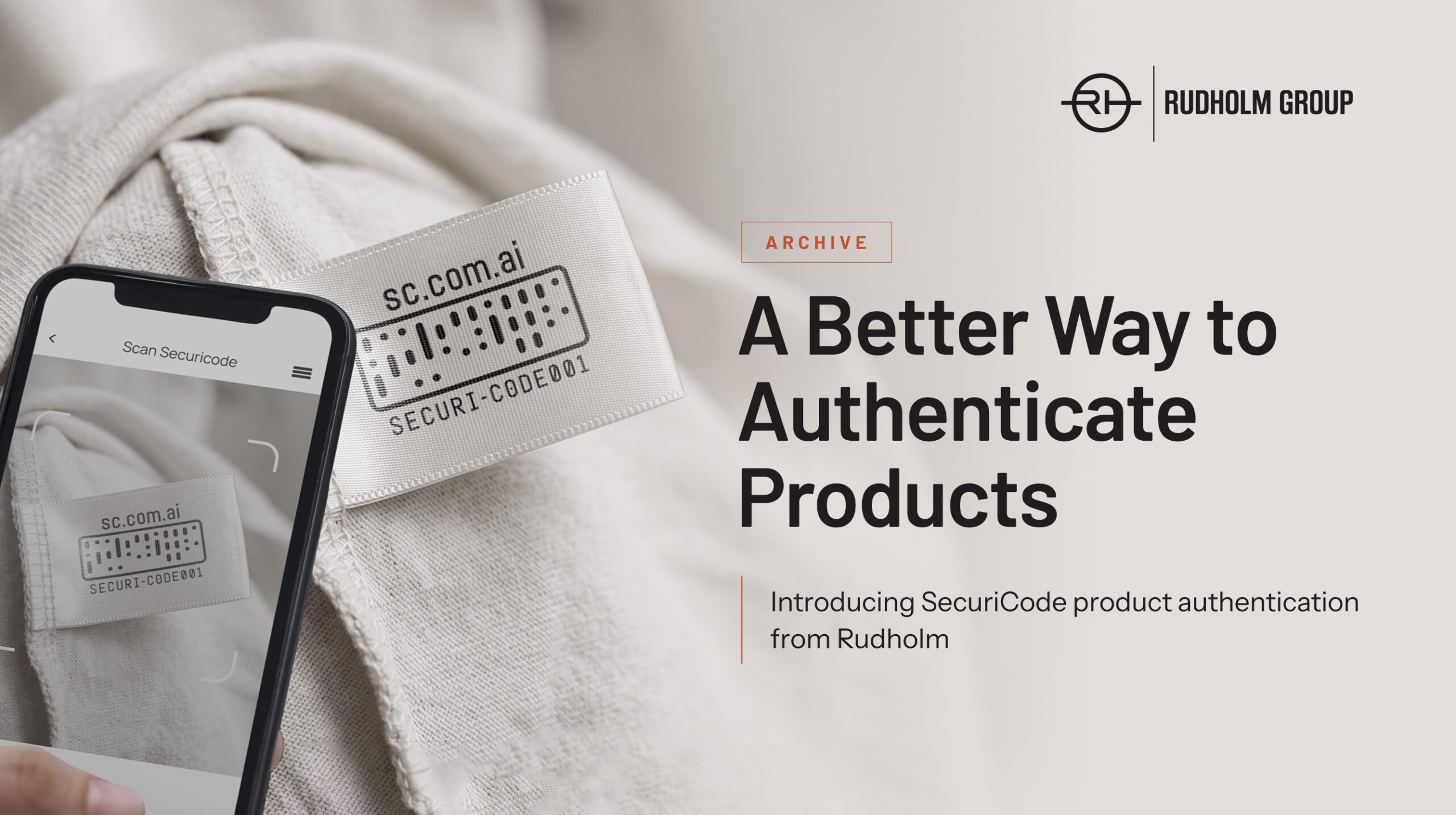 SecuriCode product authentication for verifying genuine products and identifying potential counterfeits