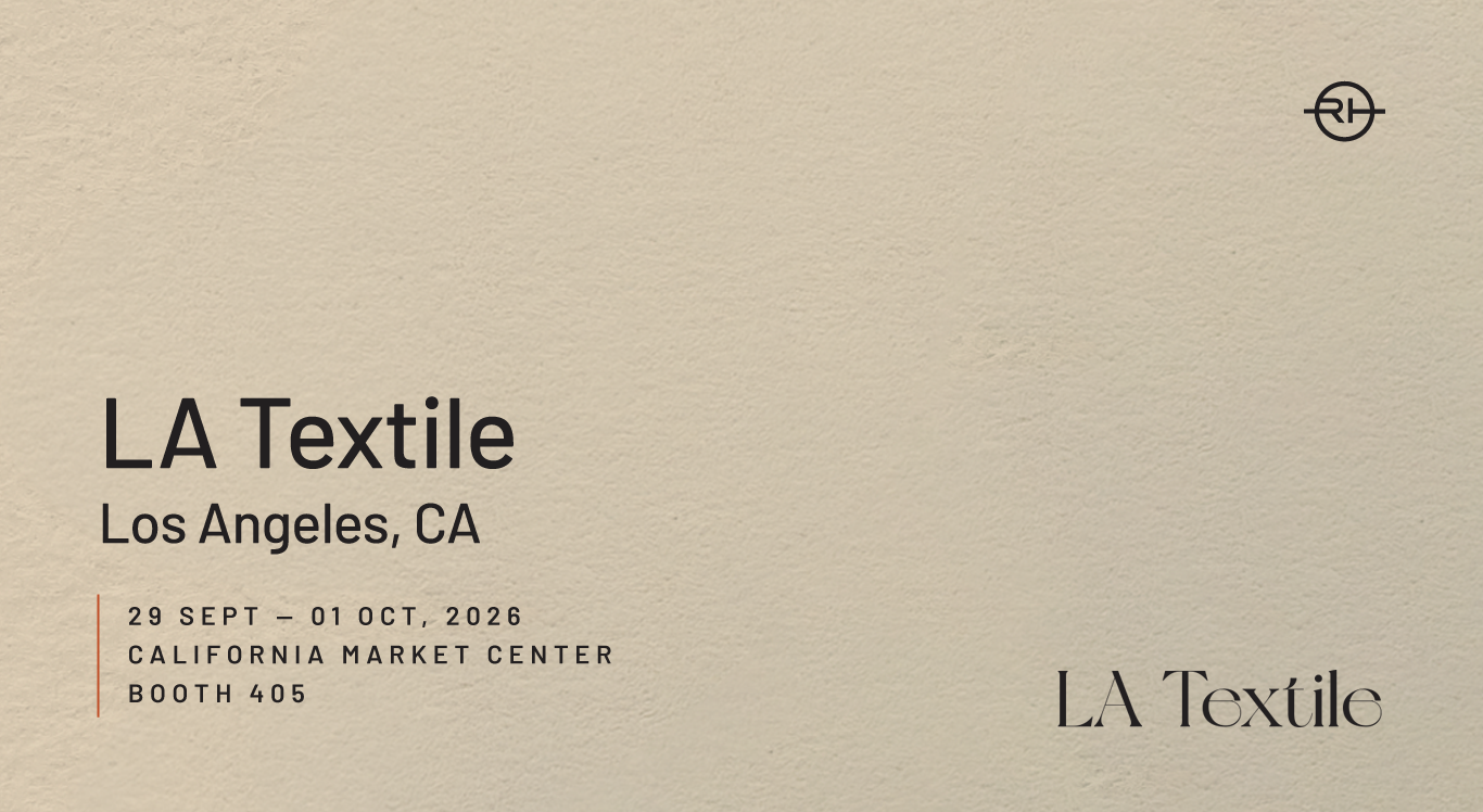 Visit Rudholm at LA Textile show