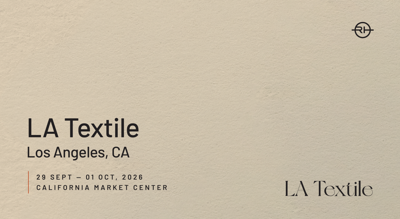 Visit Rudholm at LA Textile show